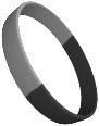 Black Gray Wristbands