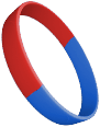 Red Blue Wristbands