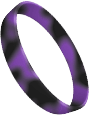 Black Purple Wristbands