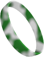 White Green Wristbands